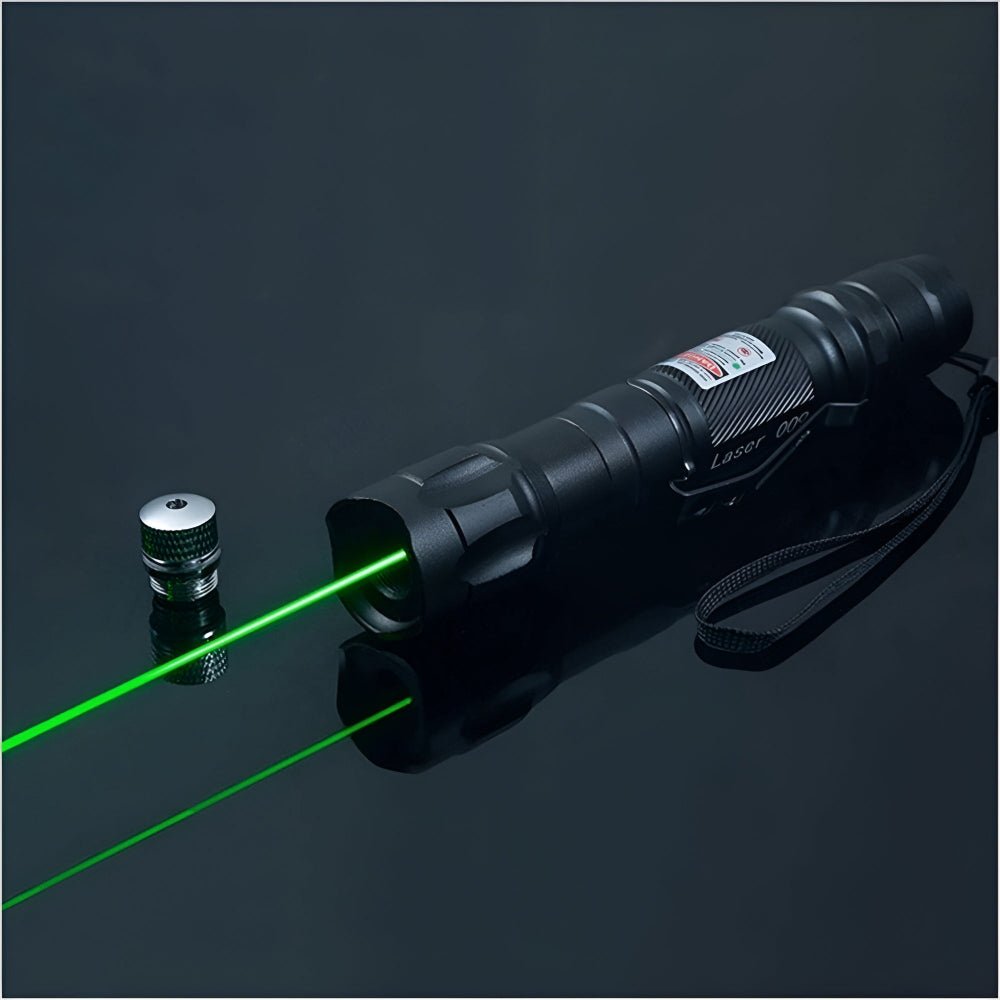 USB Genopladelig Pointer Med Grøn Laser Til Lang Rækkevidde