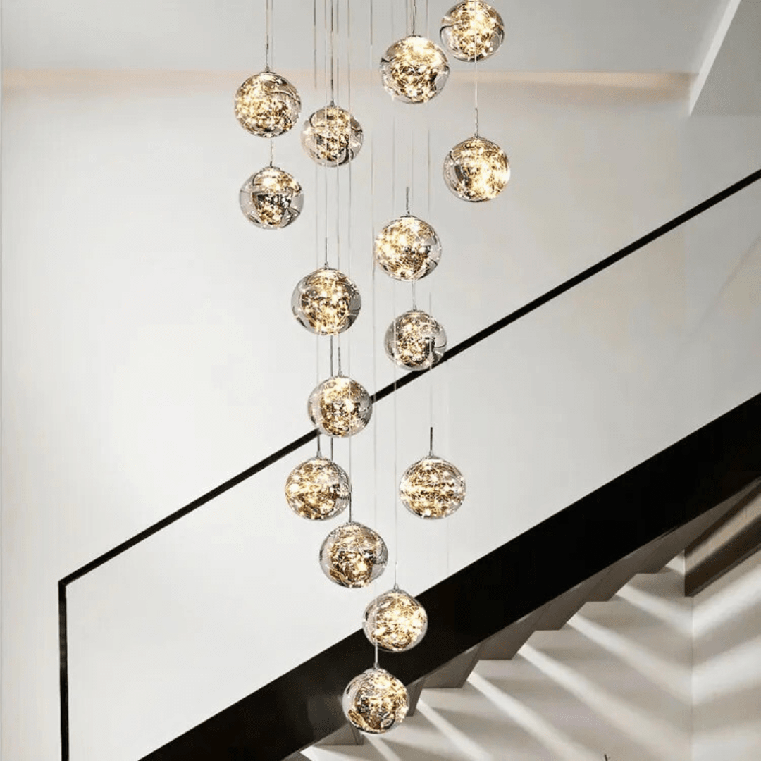 LuminaOrb Glas Globus Trappekrone Ambient Glow