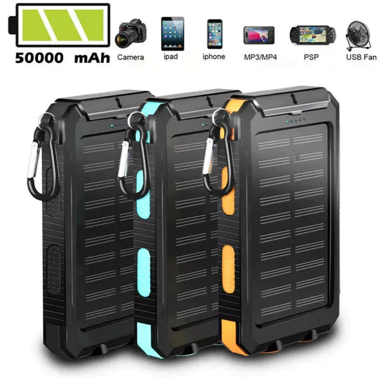 LyraCharge 30000mAh Solenergi Power Bank IP67 Vandtæt