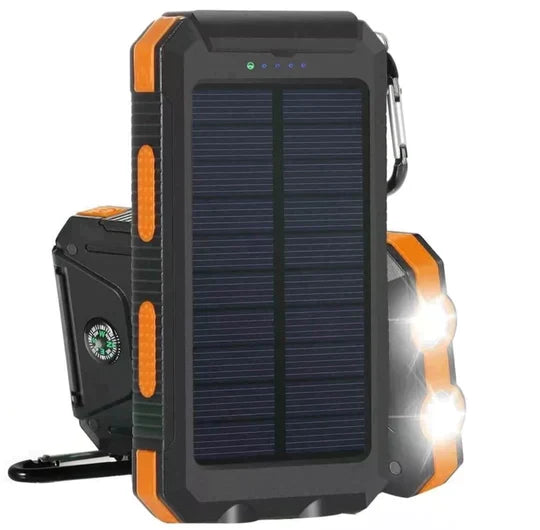 LyraCharge 30000mAh Solcelle Power Bank IP67 Vandtæt