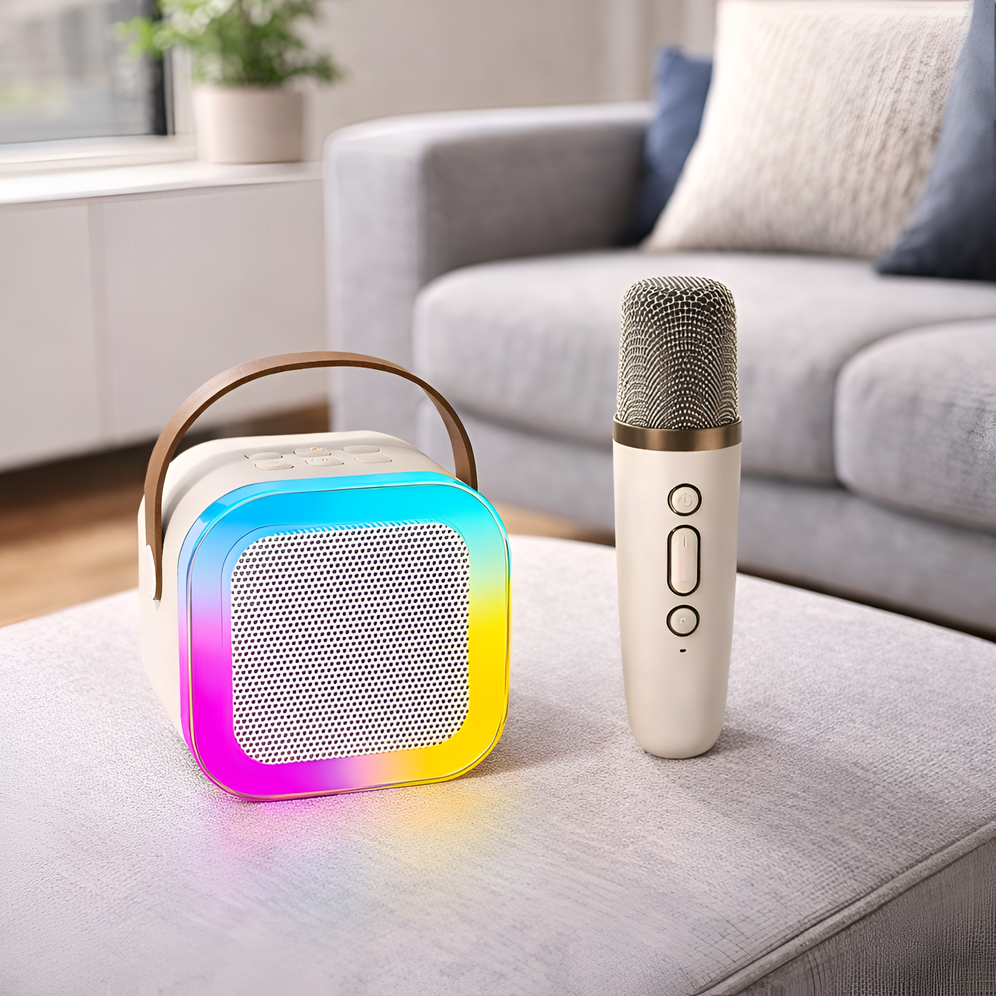 Ivo - Bærbar karaoke maskine Bluetooth 5.3