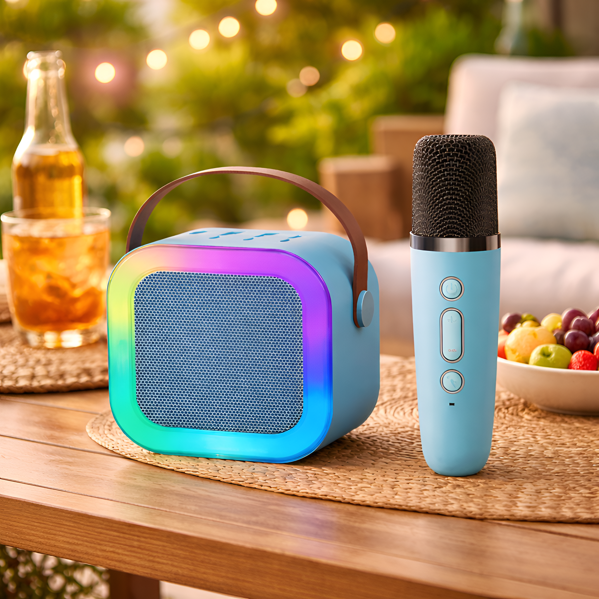 Ivo - Bærbar karaoke maskine Bluetooth 5.3