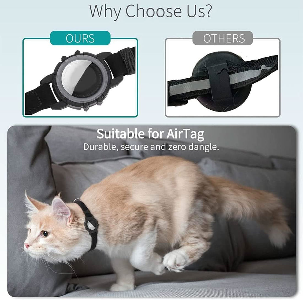 GPS Halsbånd til Katte med Reflekterende Design