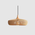 Hinori Loftlampe Japandi Solid Træ Glød