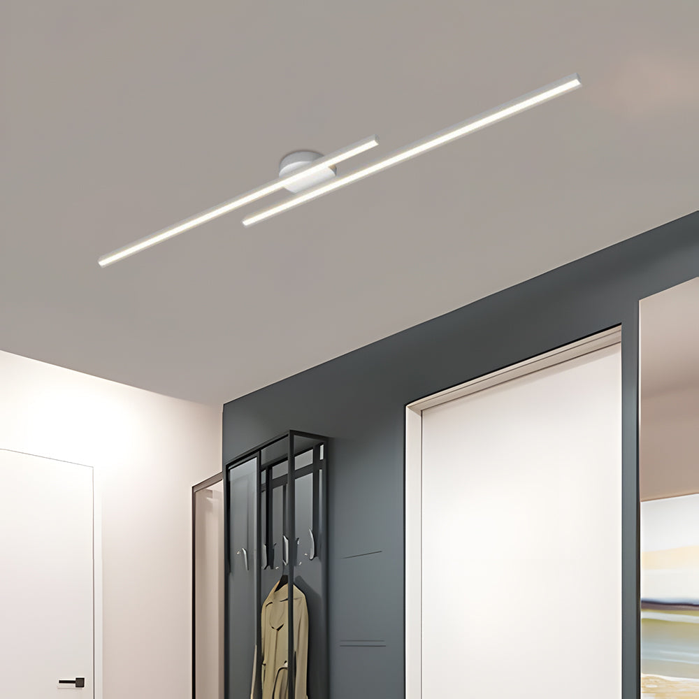Minimalistisk Aluminium LED Loftlampe Fra LumenVale Til Stuer Design
