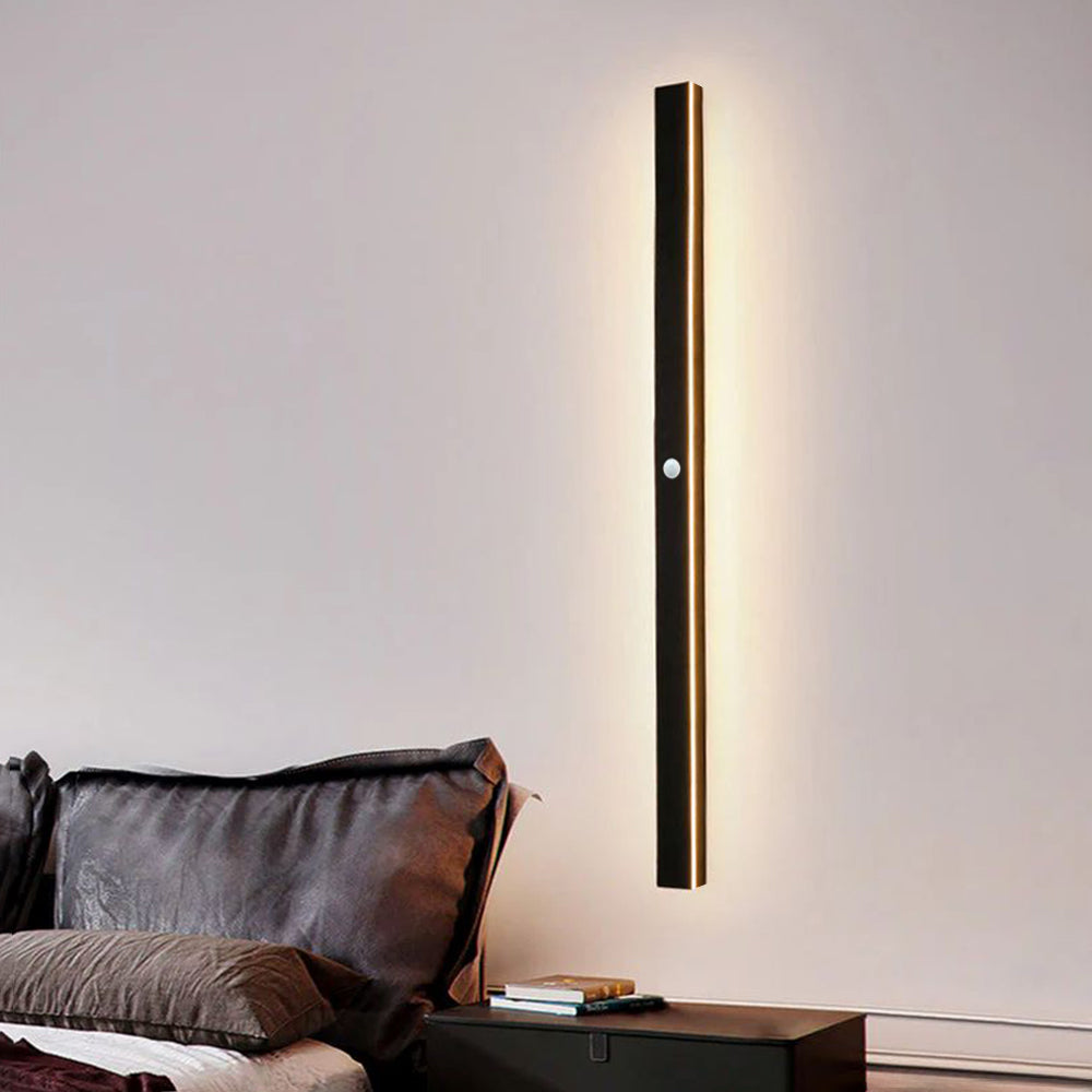Nyx Black LED Finish Edition Linear Væglampe Udendørs