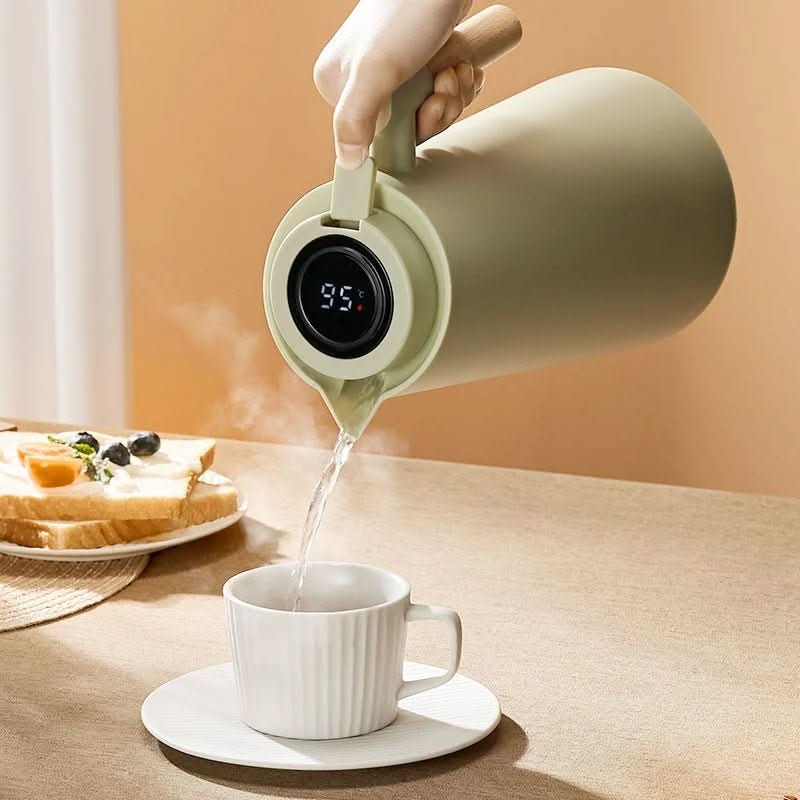 Lattea Pure – Robust Termokande i Rustfrit Stål, Tætsluttende og Stilfuld