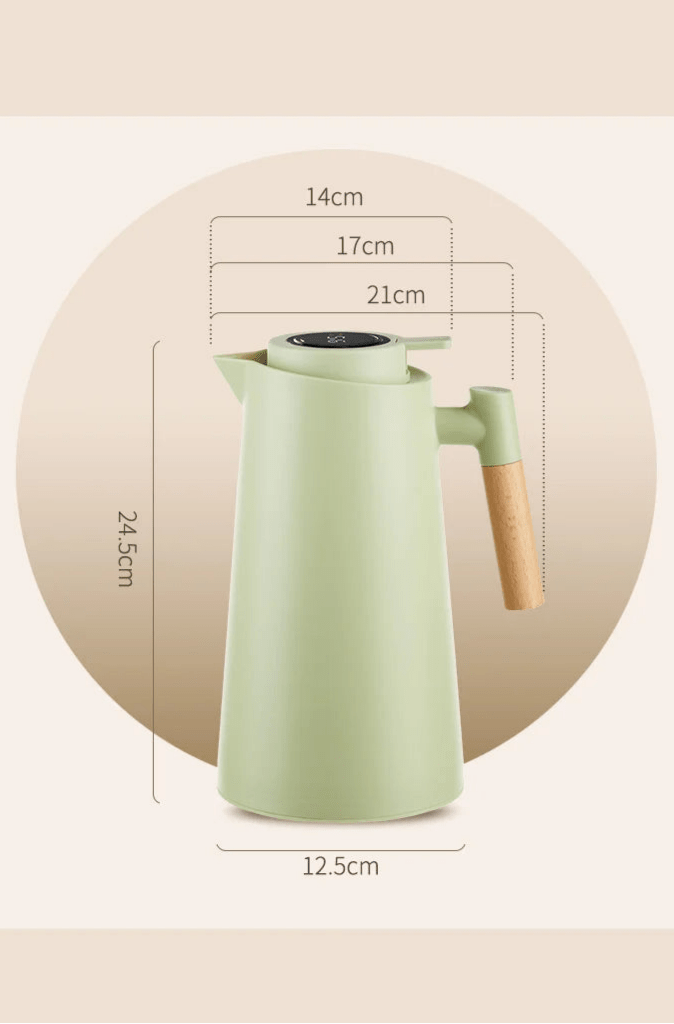 Lattea Pure – Robust Termokande i Rustfrit Stål, Tætsluttende og Stilfuld