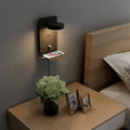 BrightSpot Nattlampe med Lader – 330° Rotation LED Skrivebordlys med USB Laderdock