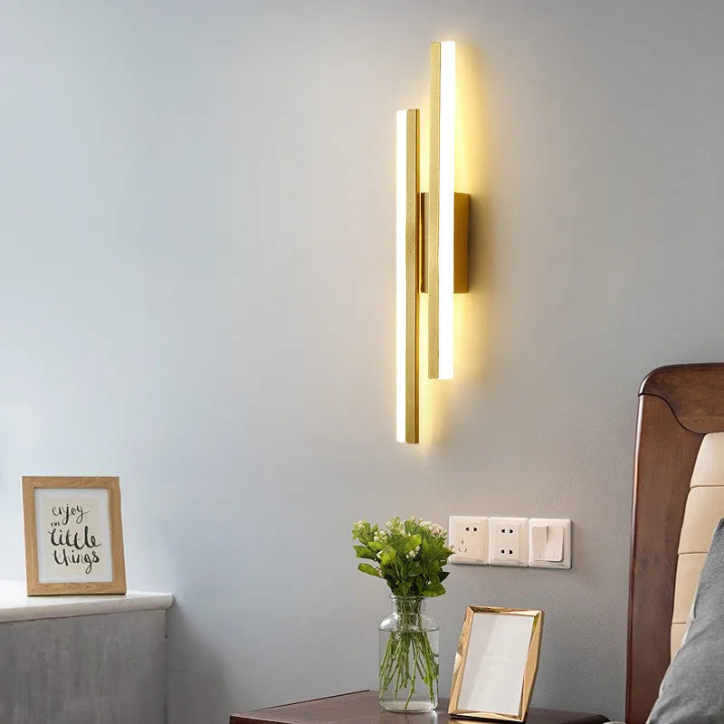 LumiGlow LED Væglampe Til Gange Minimalistisk Stil