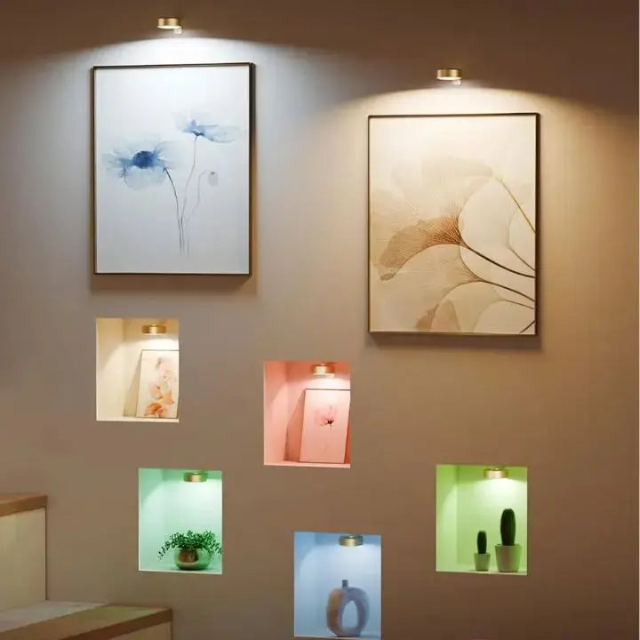 (1+1 Gratis) Trådløs LED-Billede Belysning – Sætter din kunst perfekt i scene