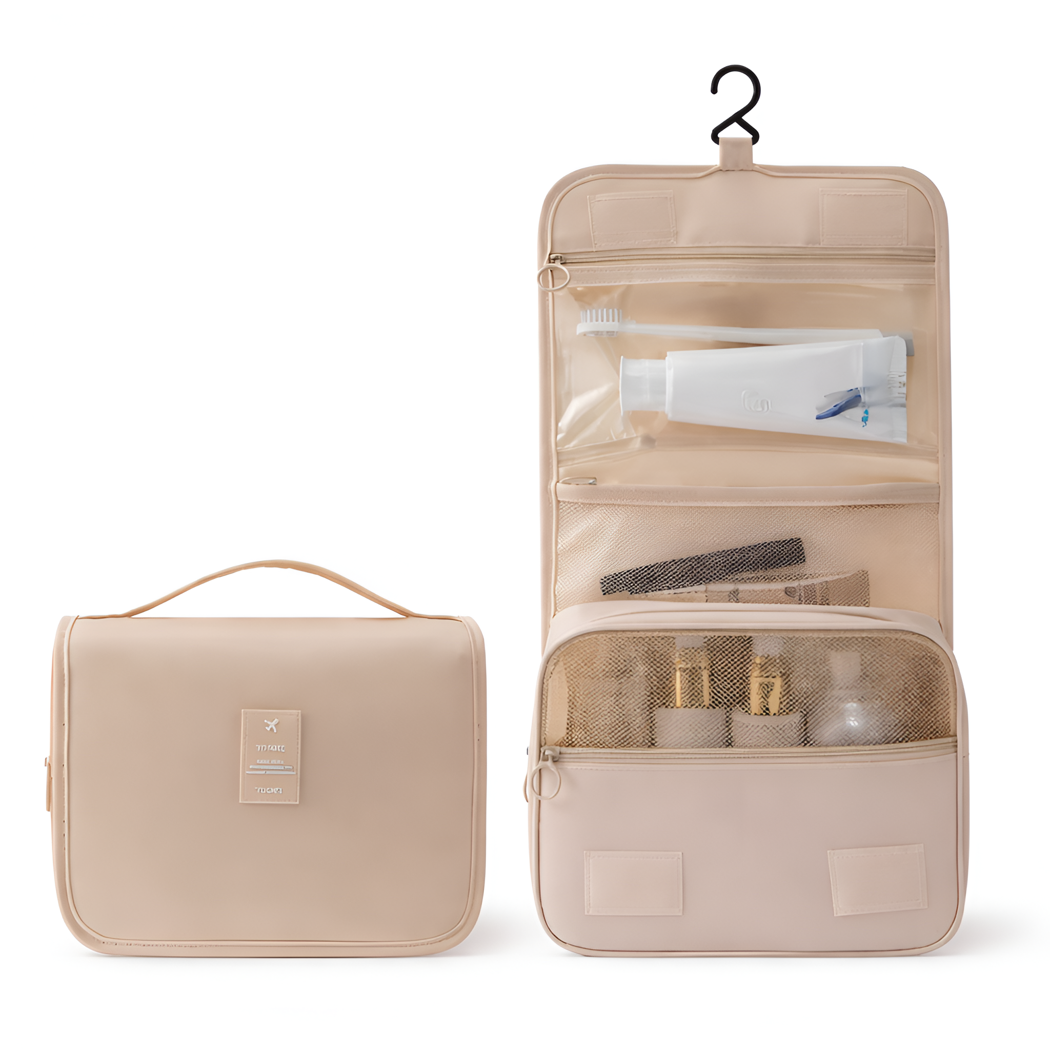 Morveth- Rejse Makeup Toilettaske Organizer med Krog, Vandtæt Pouch