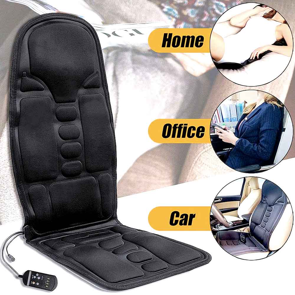 LumaRelief Elite Eight Motor Massagepude med Varm Ryg