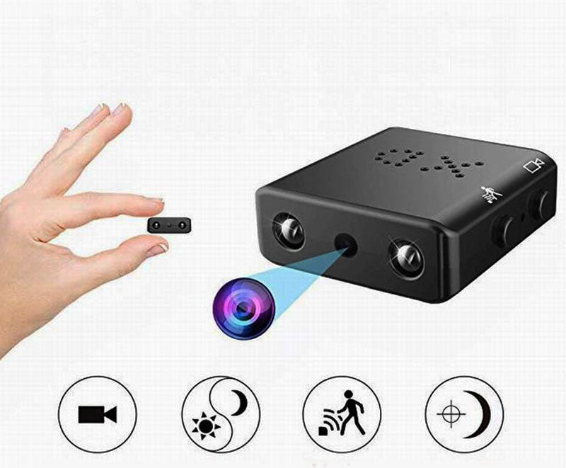 LuminaKey Nano Spy Kamera 1080P Kompakt Med Lyd Og Nattesyn | Petprovac