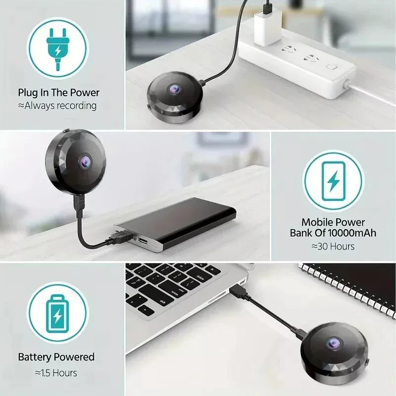 Magnetisk Mini WiFi Kamera – Diskret og Pålidelig til Dag og Nat
