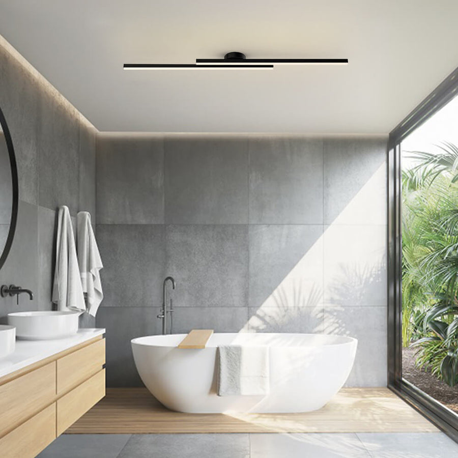 Minimalistisk Aluminium LED Loftlampe Fra LumenVale Til Stuer Design