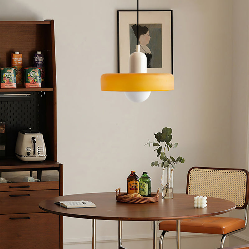 Bauhaus Aurelo Farvet Glas Pendellampe Til Spisestuer