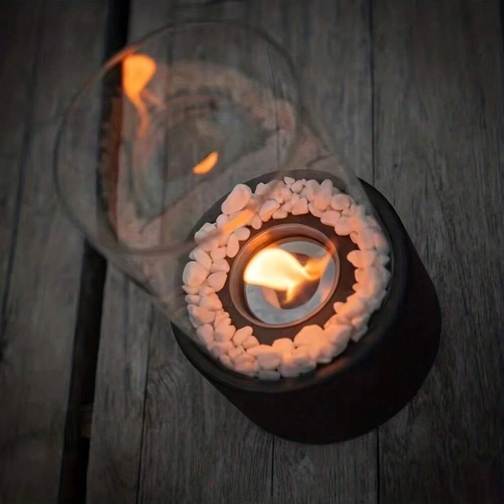 Lumora Classic Olie Lampe Med Åben Flamme Til Stuer