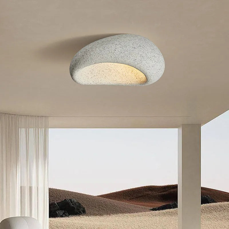 Serene Wabi-Sabi Minimalist Loftlampe til Moderne Hjem