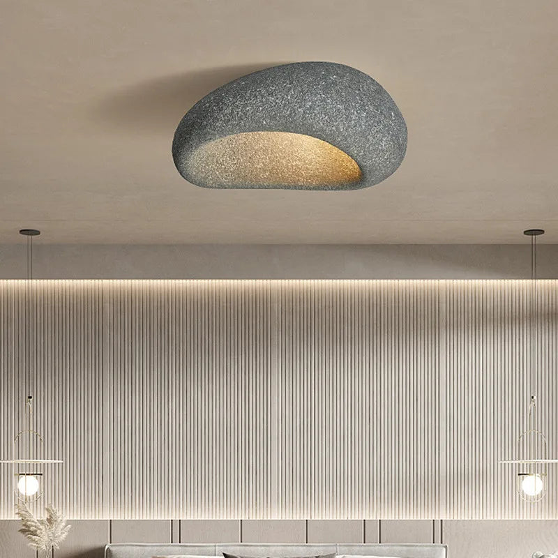 Serene Wabi-Sabi Minimalist Loftlampe til Moderne Hjem