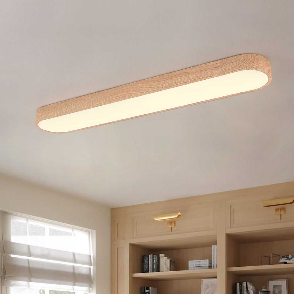 Nordic Glow LED Loftmontering Oval med Trædetalje
