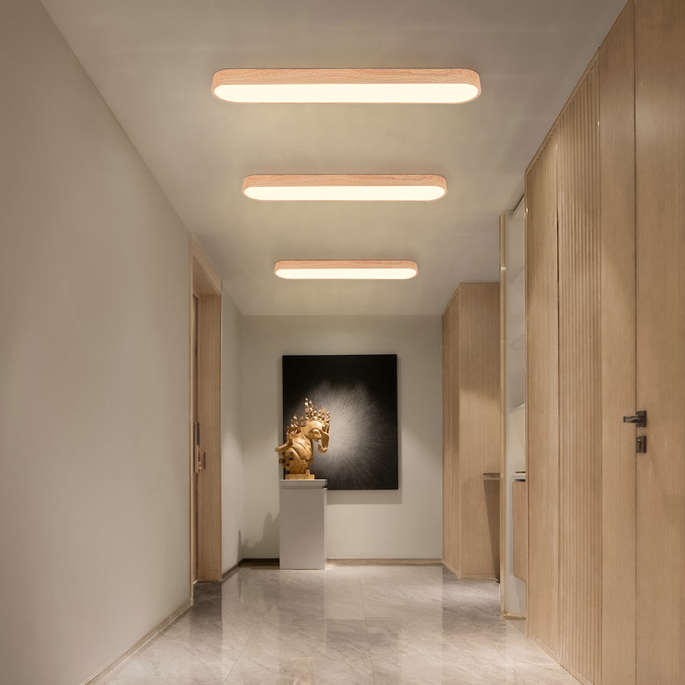 Nordic Glow LED Loftmontering Oval med Trædetalje