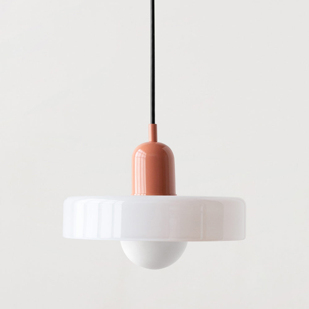 Bauhaus Aurelo Farvet Glas Pendellampe Til Spisestuer