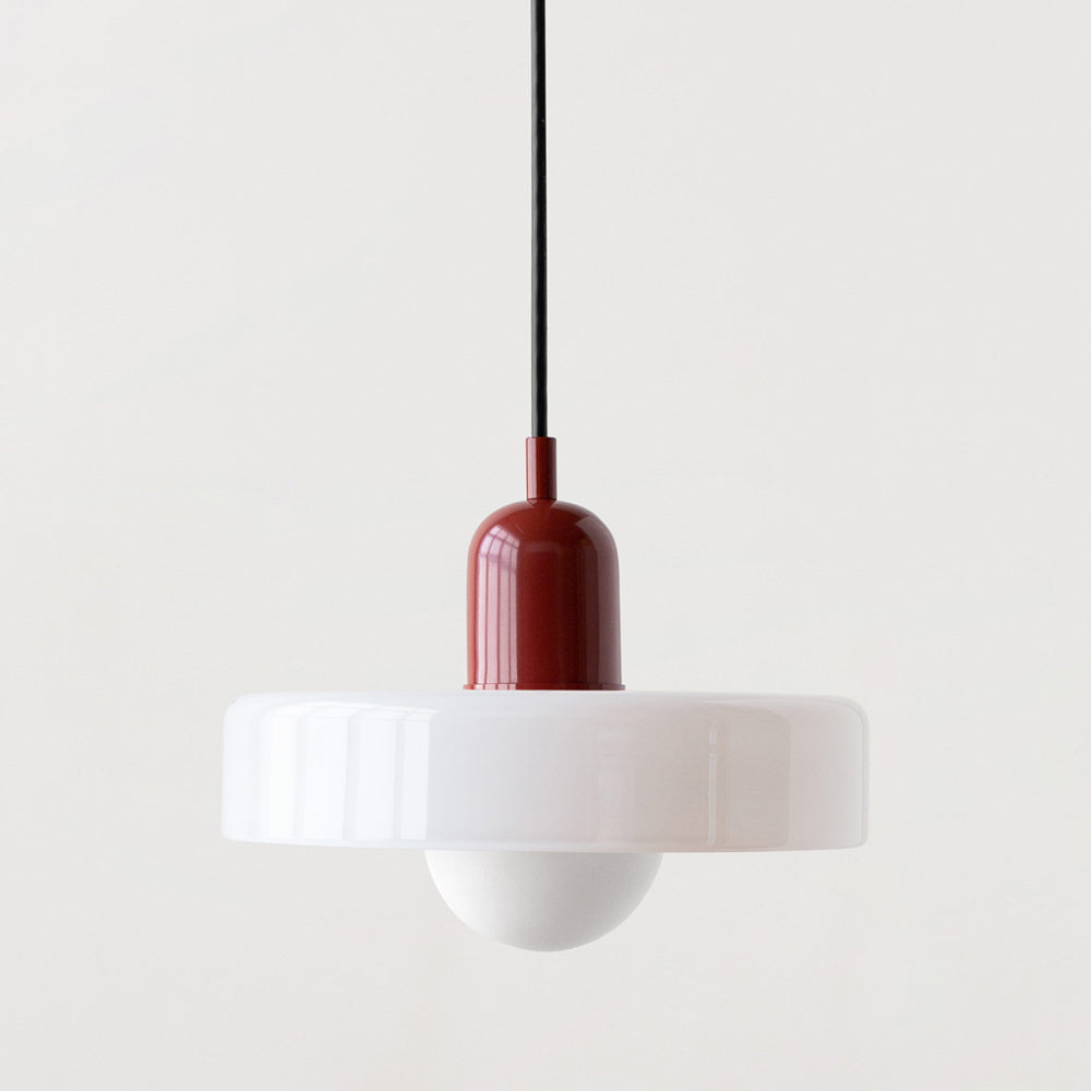 Bauhaus Aurelo Farvet Glas Pendelampe Til Spisestuer