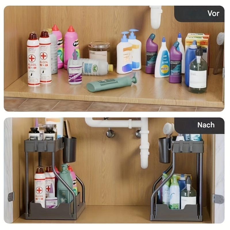 Organizer med skuffe | Køkken & Vask Organizer | OrdensMester