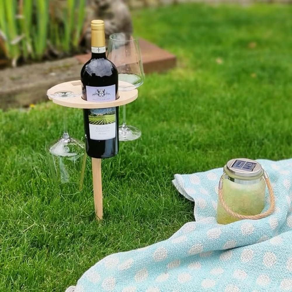 Kravstor Vinebord – Bærbart Vinebord til Picnic & Udendørs Nydelse
