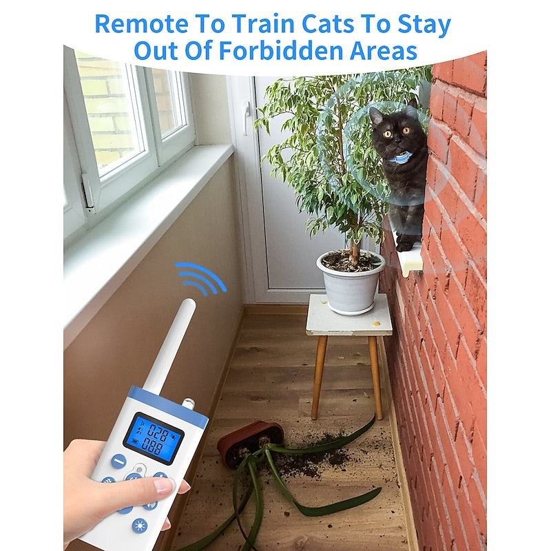 Premium Kat Træningskrave med Fjernbetjening