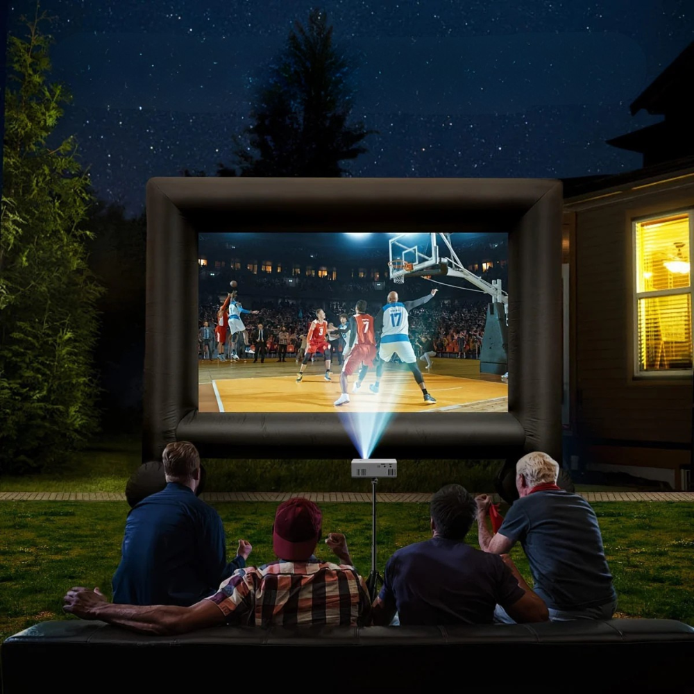Projektor Bærbar Mini HD LED Hjemmekino Udendørs 3000 Lumen