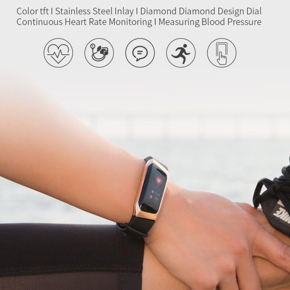 VitaTrack Sundhedsmetrics Smartwatch Med Aktivitetsmonitorering