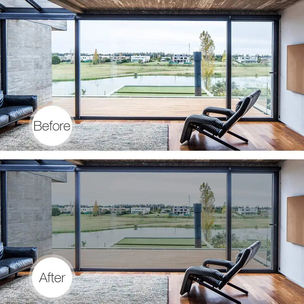 Reflekterende vinduesfolie – Kølige rum og privatliv (50x300 CM)
