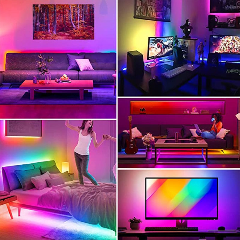 1M-20M RGB LED Lysstripe 5V LED