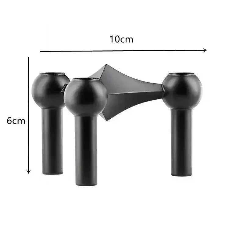 Metall Lysestage – Modulært Molekyl Design, Bord & Dekor