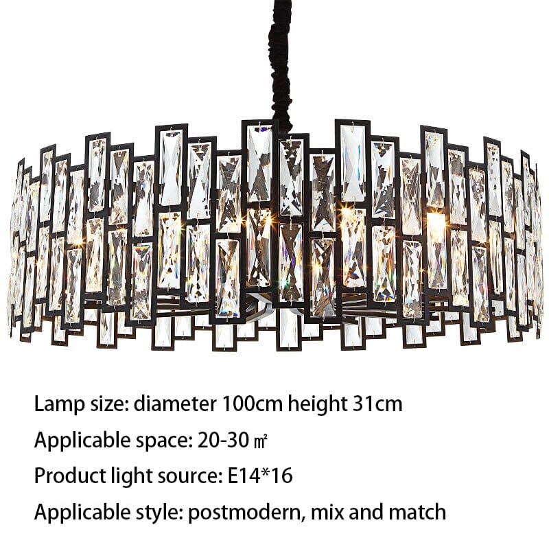 Kylar Krystal Kandelaber Med LED Elementer Arden Kollektion