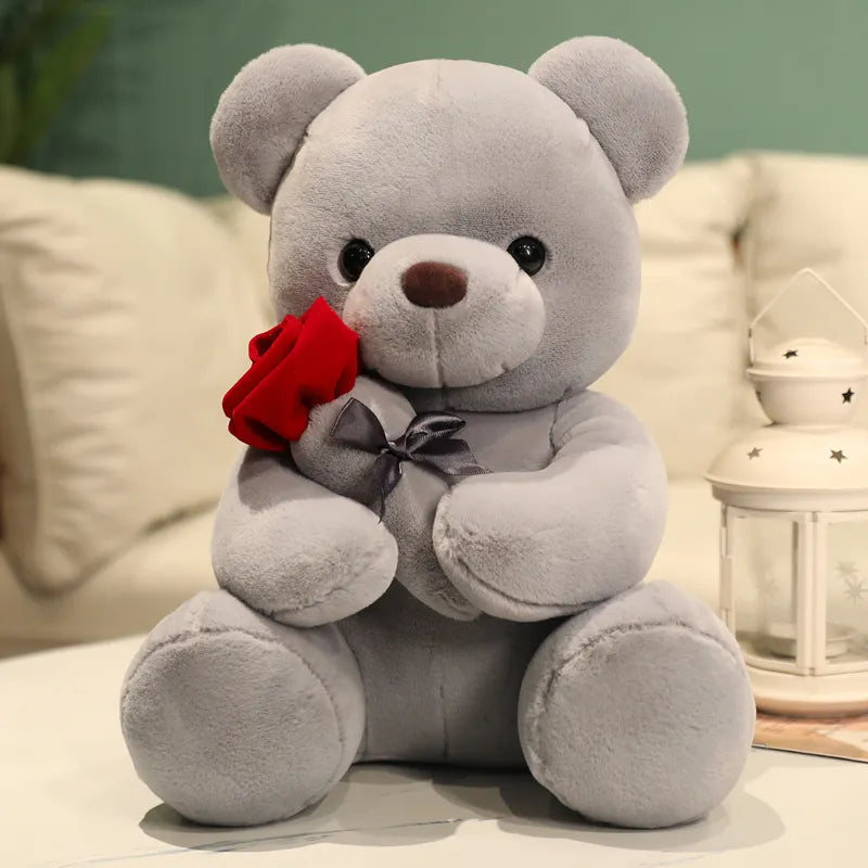 Teddy Rose™️ | kærligheds kram 2024 | Teddybjørn med Rose 🌹