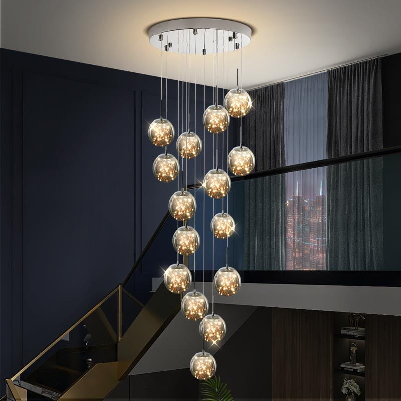 LuminaOrb Glas Globus Trappe Kranse Ambient Glow