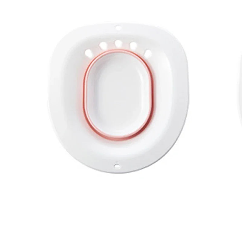 Sammenklappeligt bidet-badekar - Komfortabelt siddebade for gravide kvinder, ældre mennesker, fødselspatienter og toiletmedicinskylleudstyr