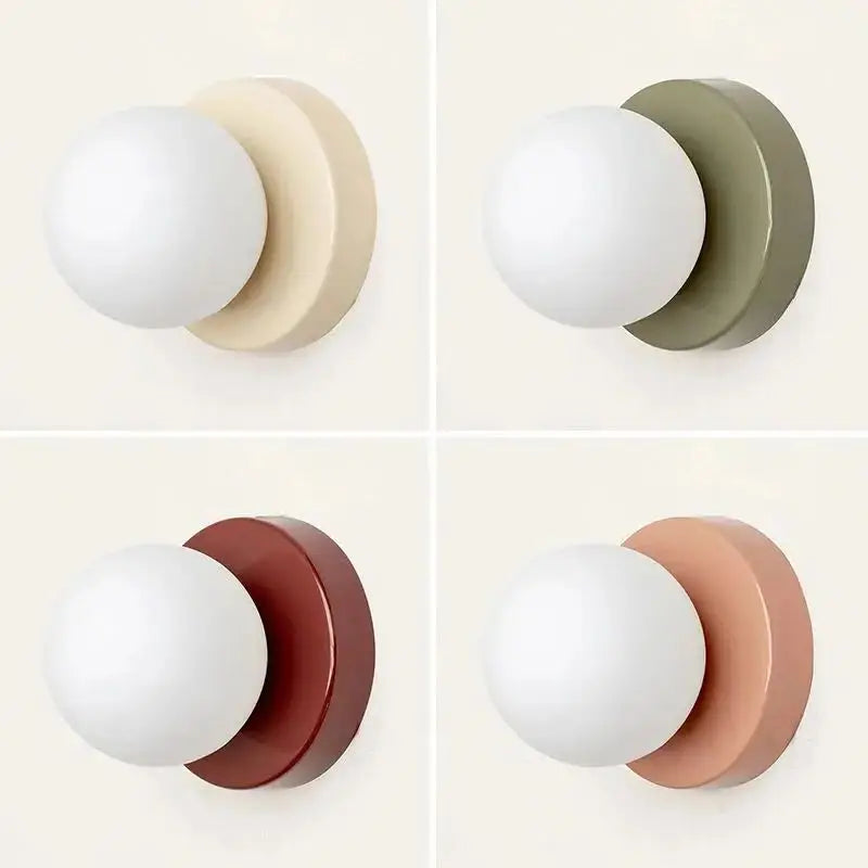 Nordisk G9 Base Glas Væglampe Minimalistisk Sconce til Soveværelse