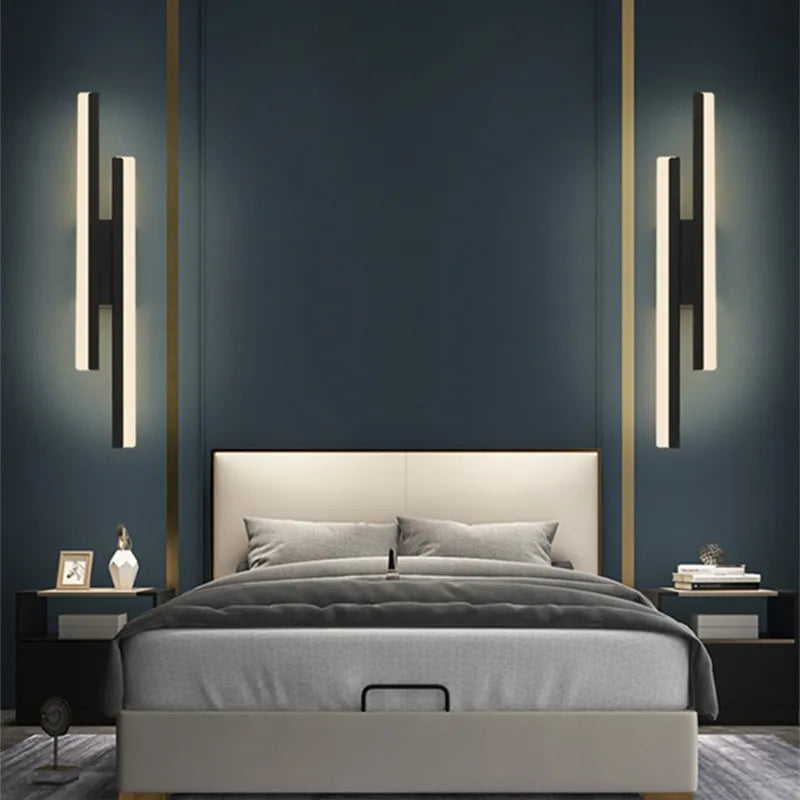 Moderne LED Væglampe med Enkelt Design, Minimalistisk Væglampe til Gang & Stue