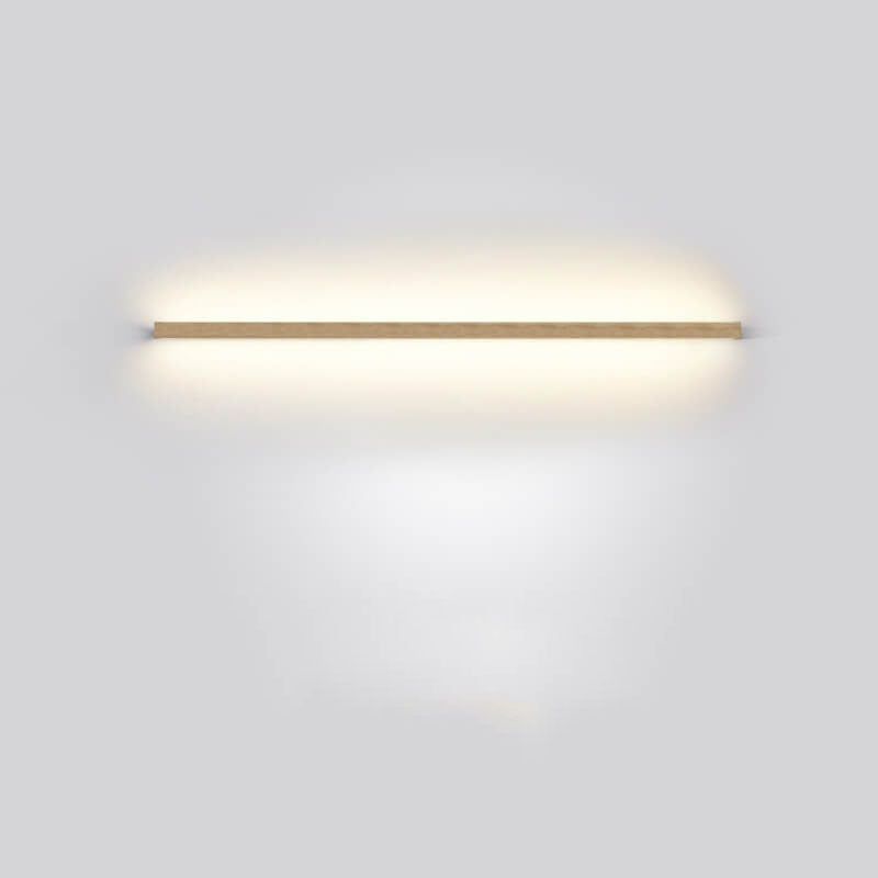 Minimalistisk Trævæg lampe – Atmosfærisk belysning til ethvert rum