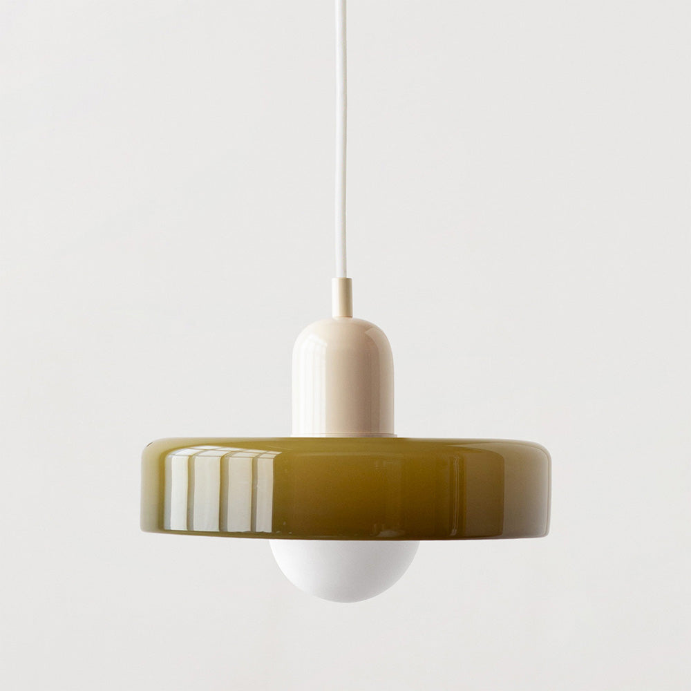 Liora Bauhaus Glas Pendelampe med Højdejustering
