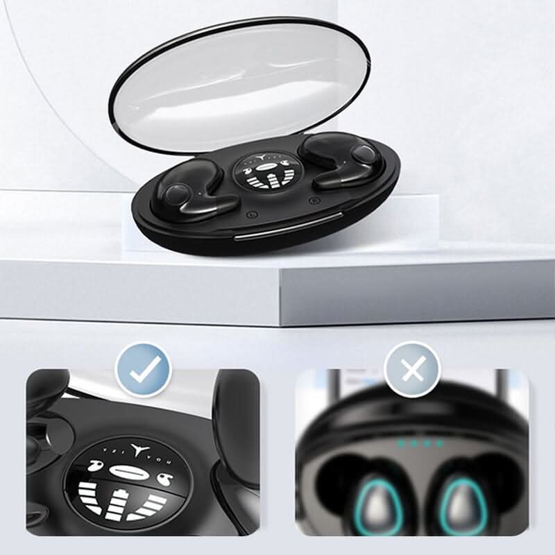 SchlafOhrhörer Profi – Usynlige Trådløse Øretelefoner Til Komfortabel Søvn