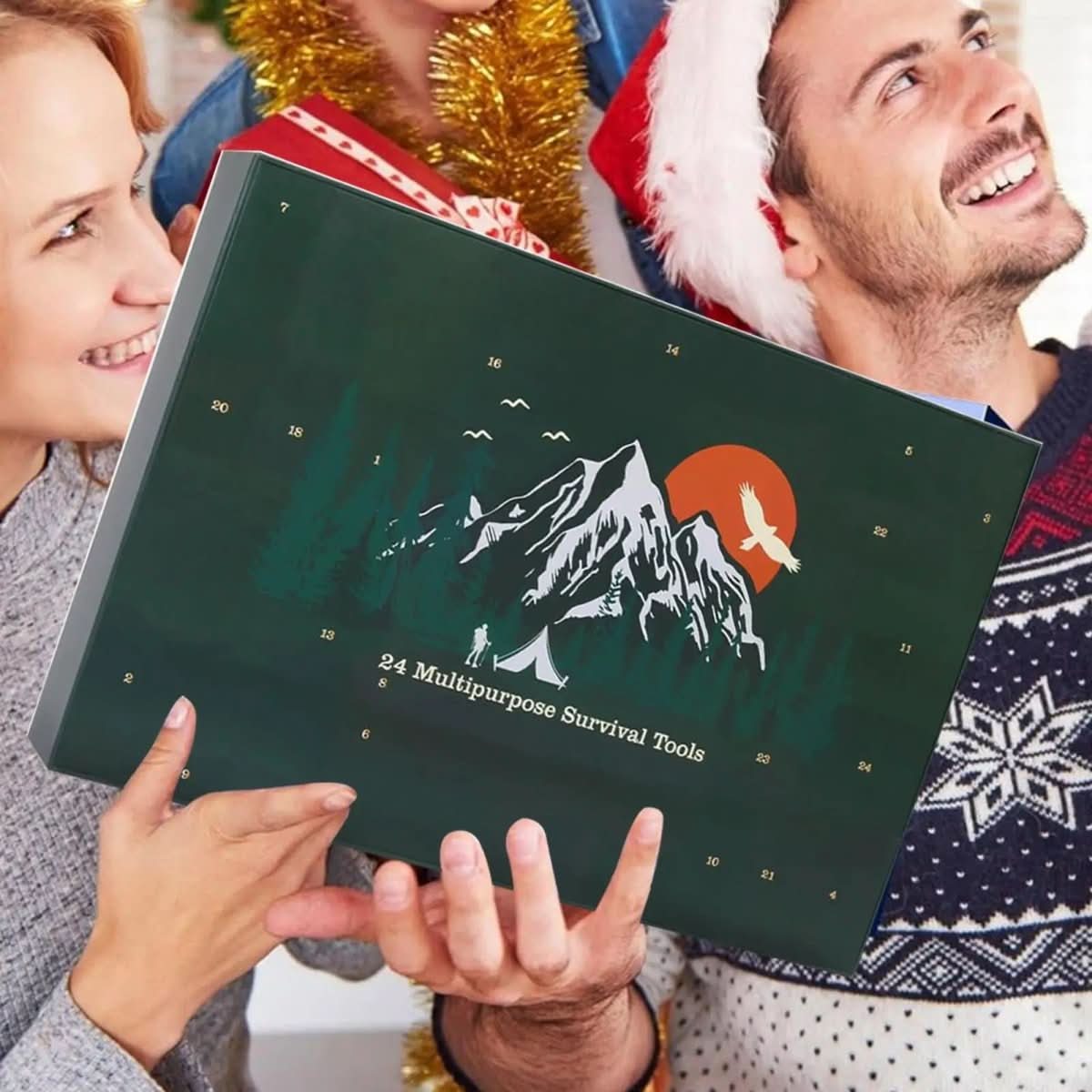 AdventureGear Julekalender 2025 – 24 Udendørs Værktøjer
