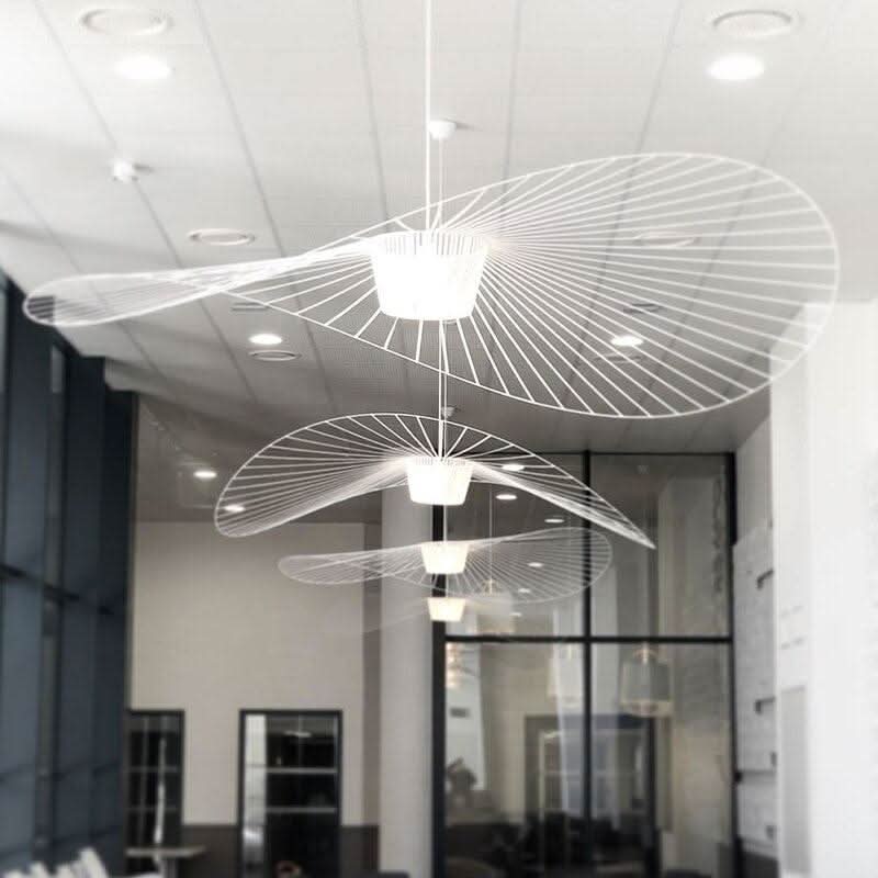 Design Pendellampe med Bølgeformet Struktur og Justerbar Kabel