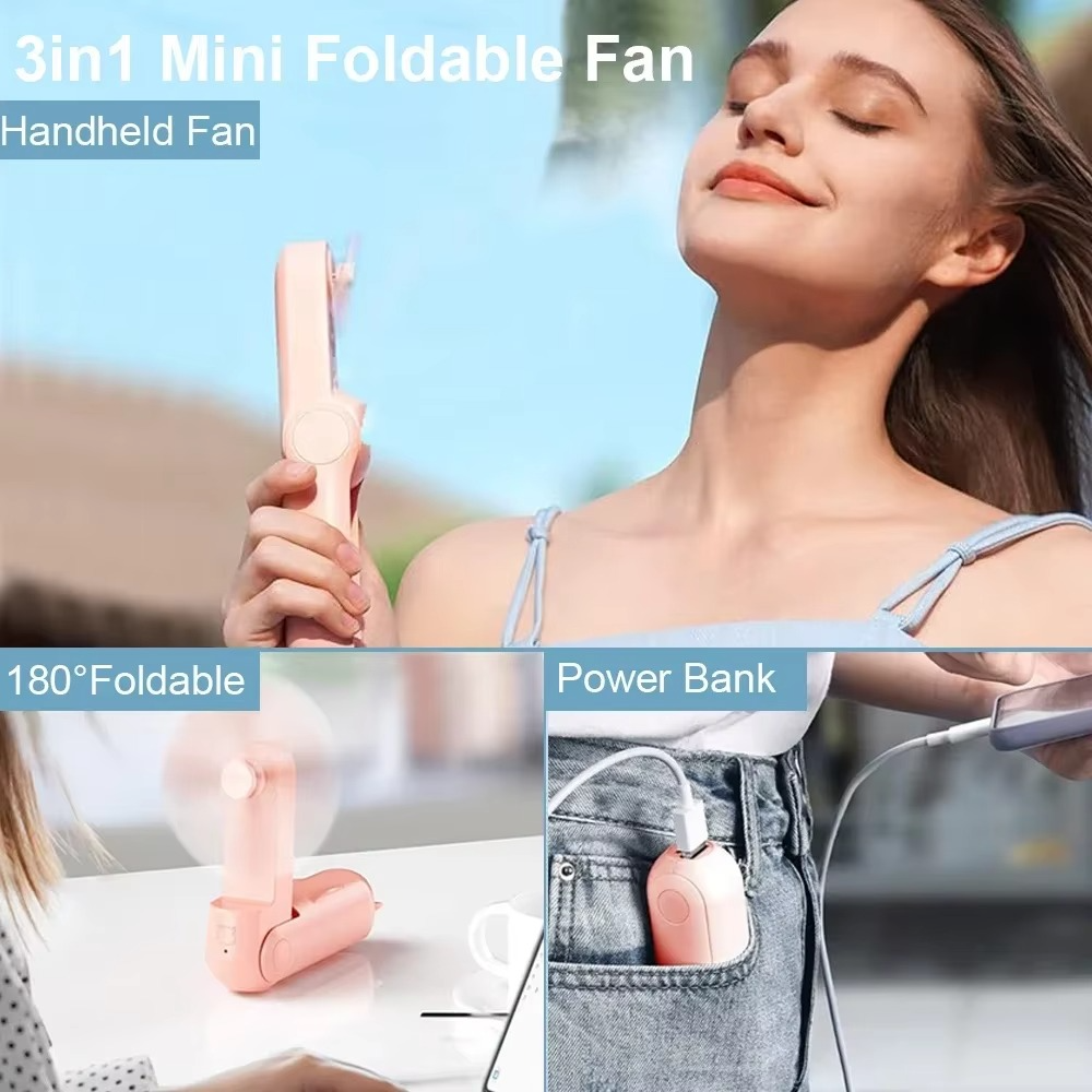 Håndventilator | Ventilator med USB & Lommelygte | LuftBuddy