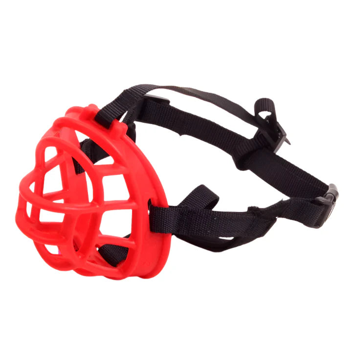 Safe Bite silikone mundkurv - justerbar mundkurv til hunde i alle størrelser-Sarando.dk