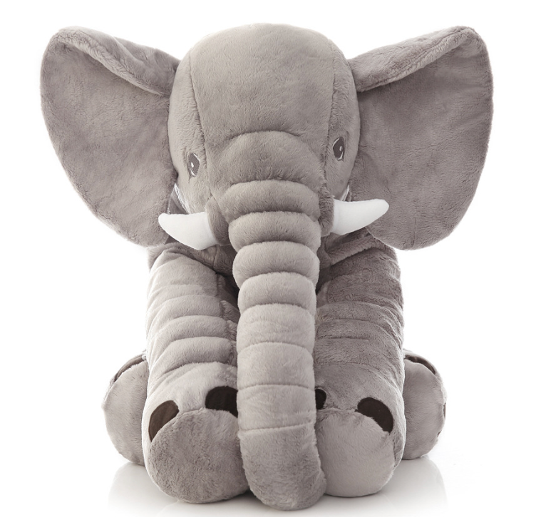 Elefant Kramme Baby Pude – Blød, Krammevenlig og Behagelig